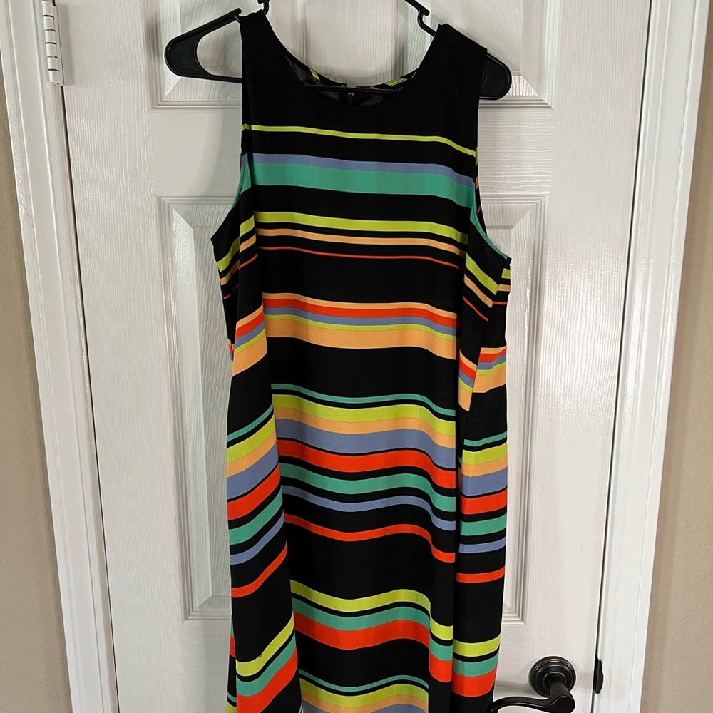 Halogen XL polyester knee length dress